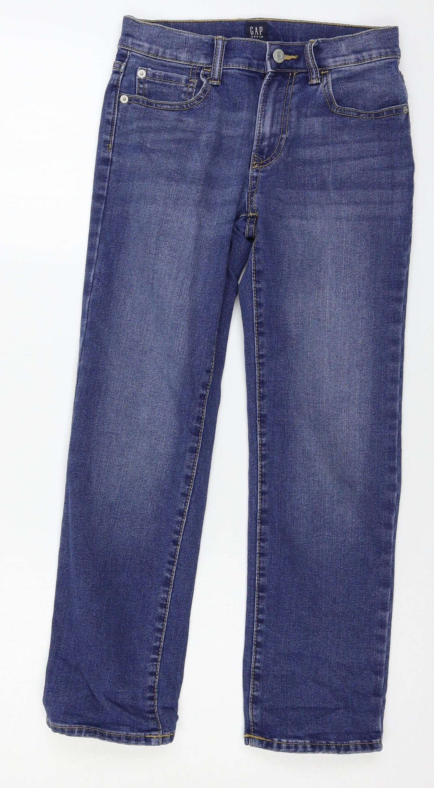 Gap Womens Blue  Denim Straight Jeans Size 10 L30 in