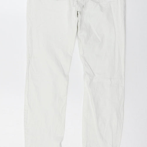 Amisu Womens White  Denim Skinny Jeans Size 10 L29 in