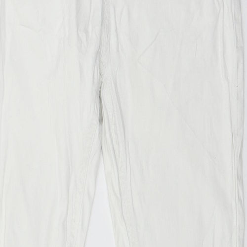 Amisu Womens White  Denim Skinny Jeans Size 10 L29 in