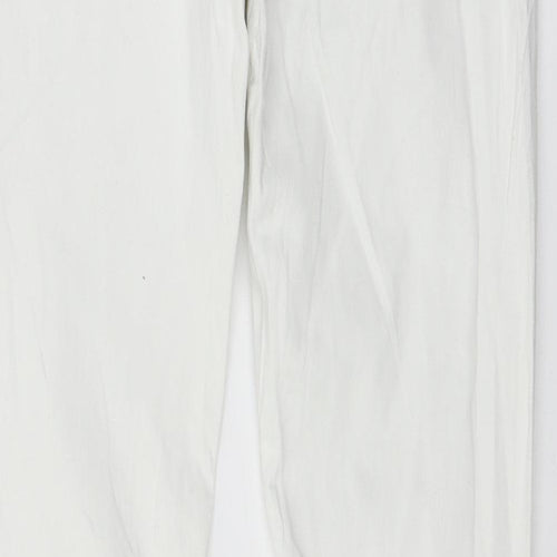 Amisu Womens White  Denim Skinny Jeans Size 10 L29 in