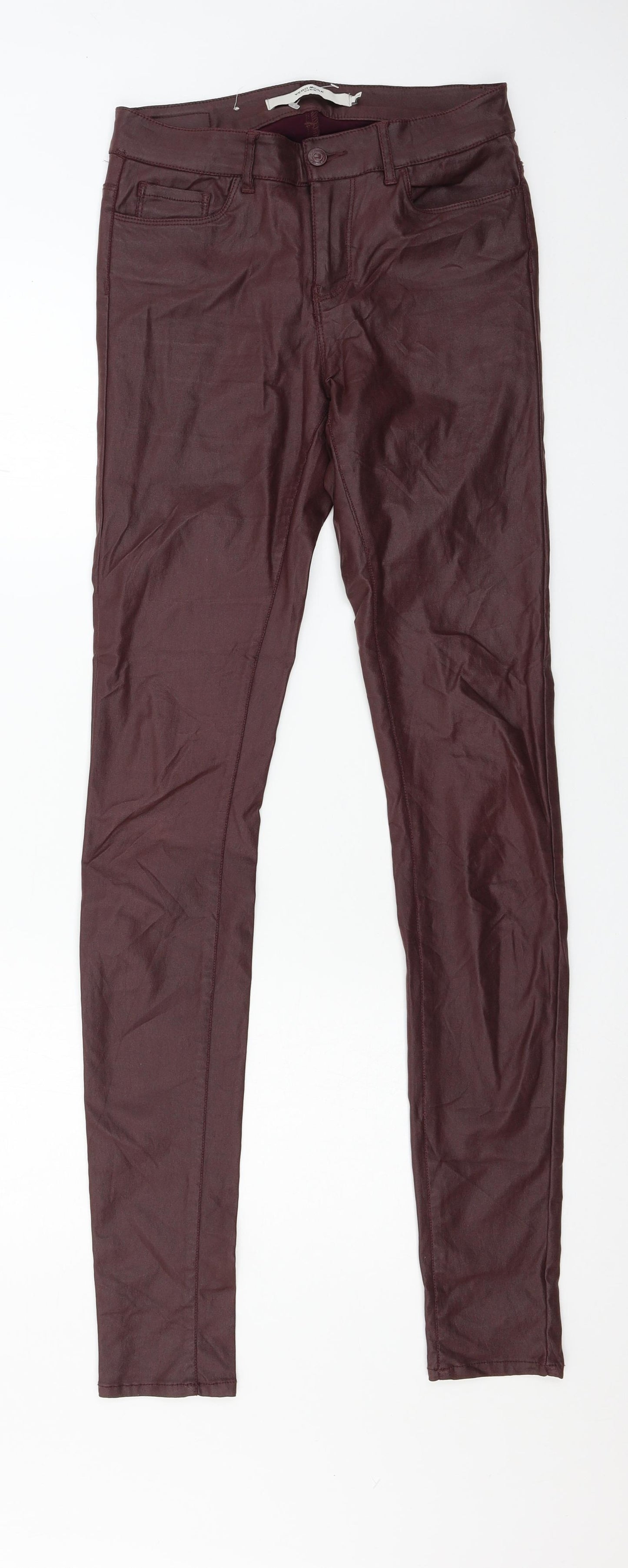 VERO MODA Womens Purple   Skinny Jeans Size S L34 in