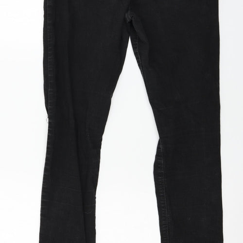 Denim & Co. Womens Black  Denim Skinny Jeans Size 14 L32 in