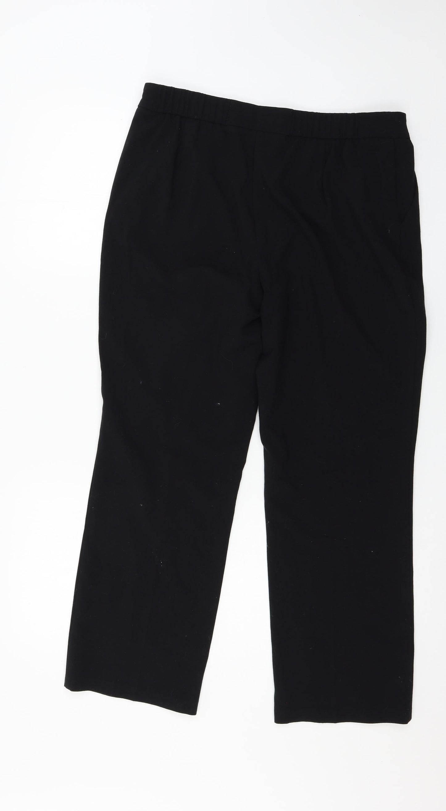 Marks and Spencer Womens Black   Trousers  Size 14 L26 in