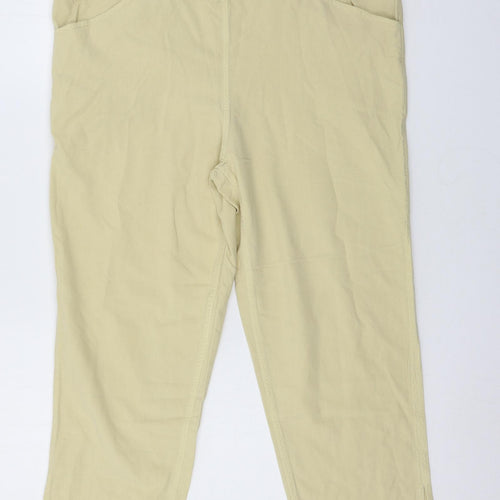 OffShoot Womens Beige   Trousers  Size S L22 in