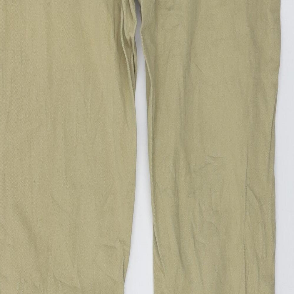 Flame Womens Beige  Denim Skinny Jeans Size 12 L31 in