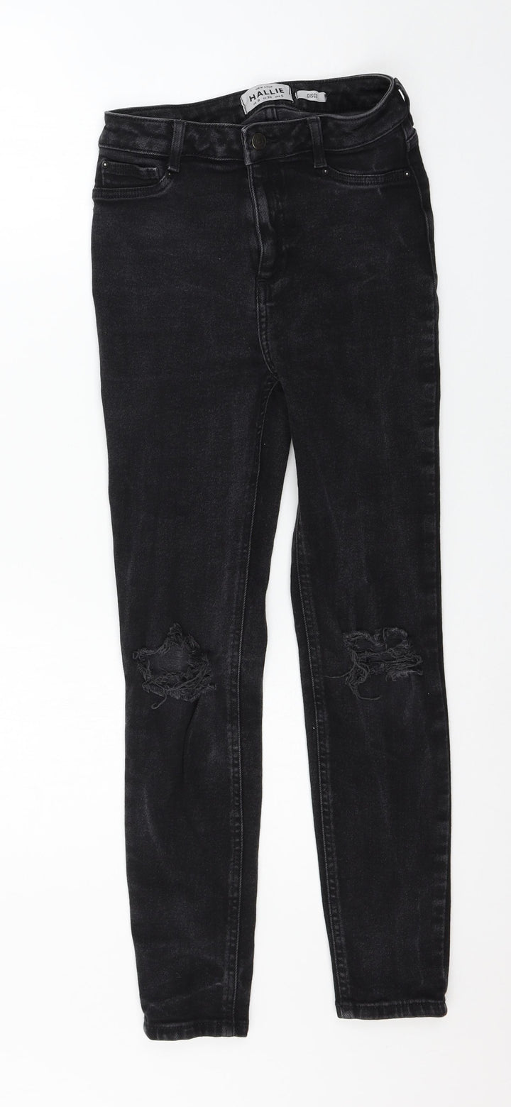 New Look Womens Black Denim Skinny Jeans Size 8 L26 in