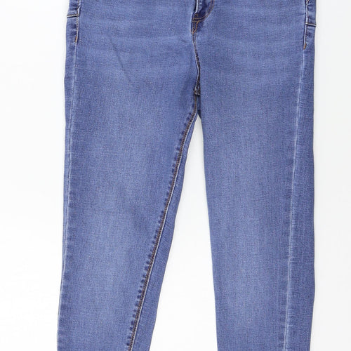 New Look Womens Blue  Denim Skinny Jeans Size 8 L26 in