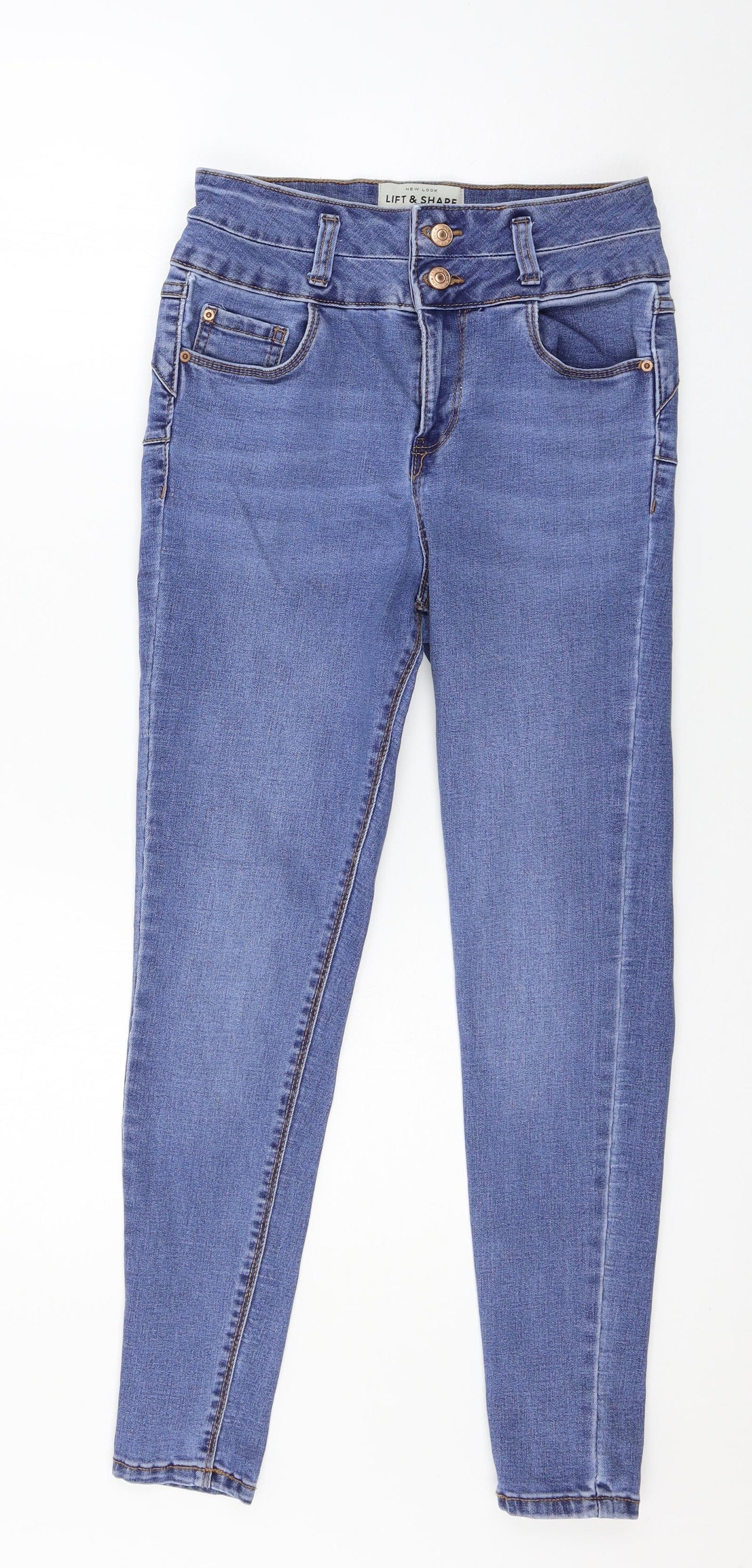 New Look Womens Blue  Denim Skinny Jeans Size 8 L26 in
