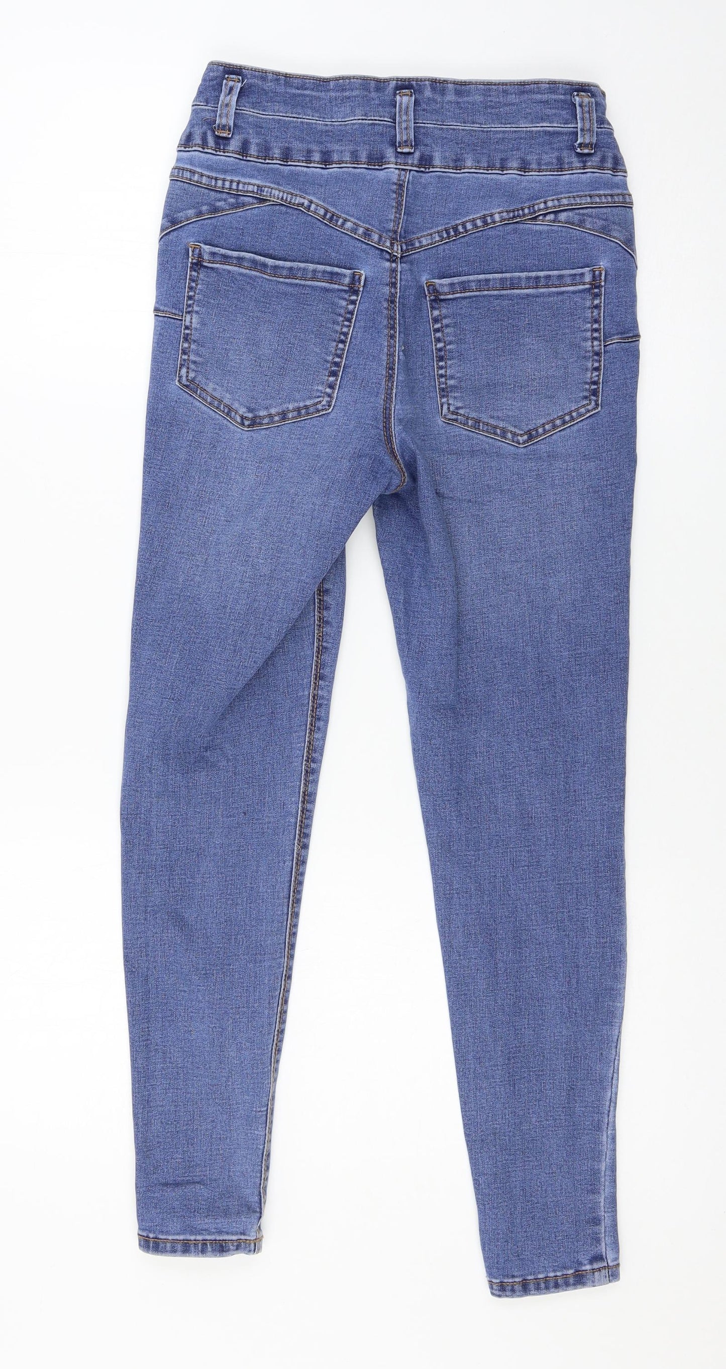 New Look Womens Blue  Denim Skinny Jeans Size 8 L26 in