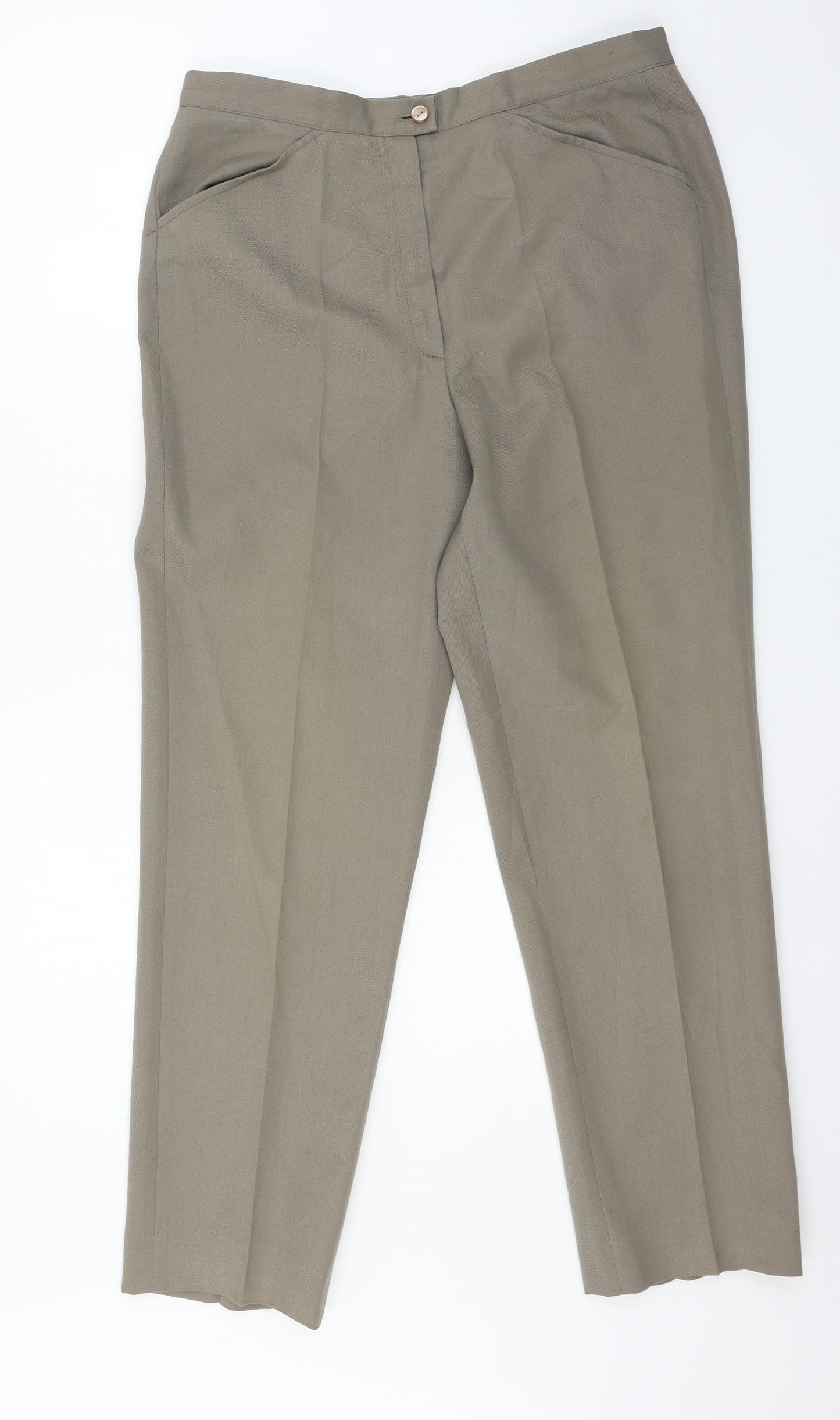 Preworn Womens Brown   Trousers  Size 34 in L29 in