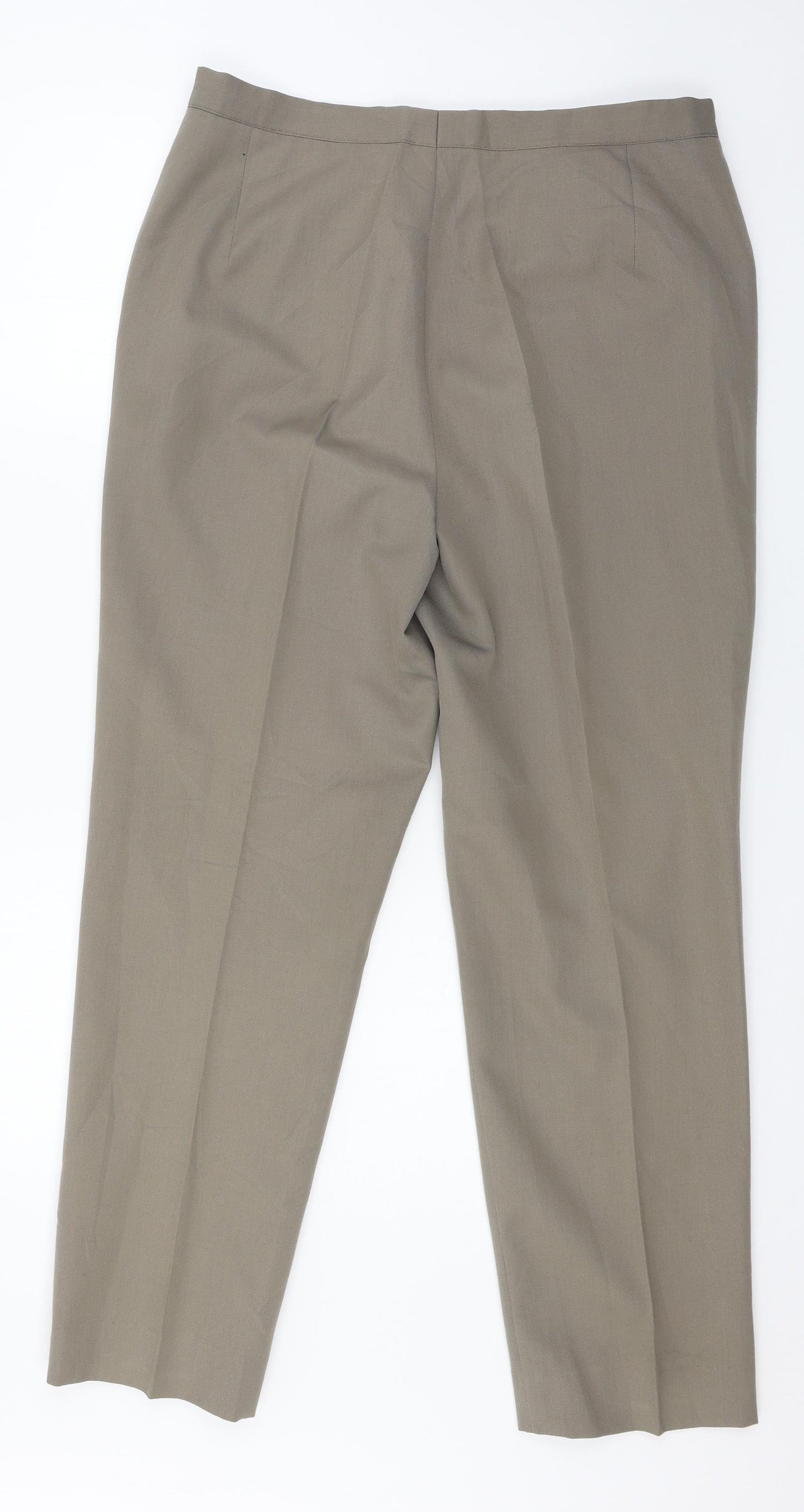 Preworn Womens Brown   Trousers  Size 34 in L29 in
