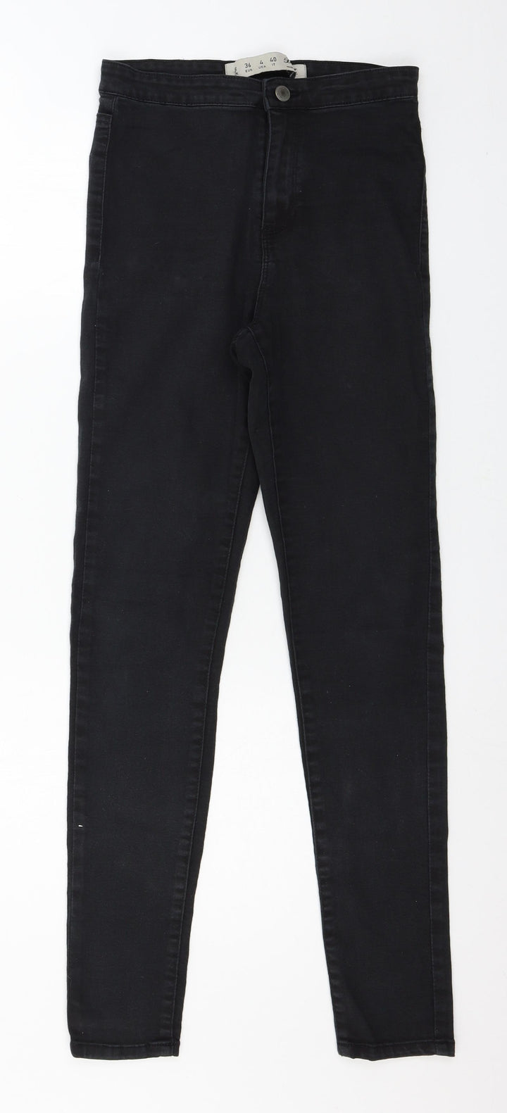 Denim & Co. Womens Black  Denim Skinny Jeans Size 8 L28 in