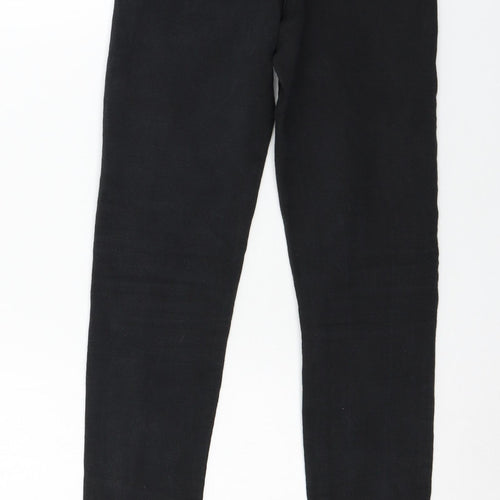Denim & Co. Womens Black  Denim Skinny Jeans Size 8 L28 in