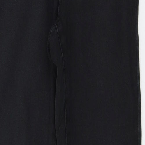 Denim & Co. Womens Black  Denim Skinny Jeans Size 8 L28 in