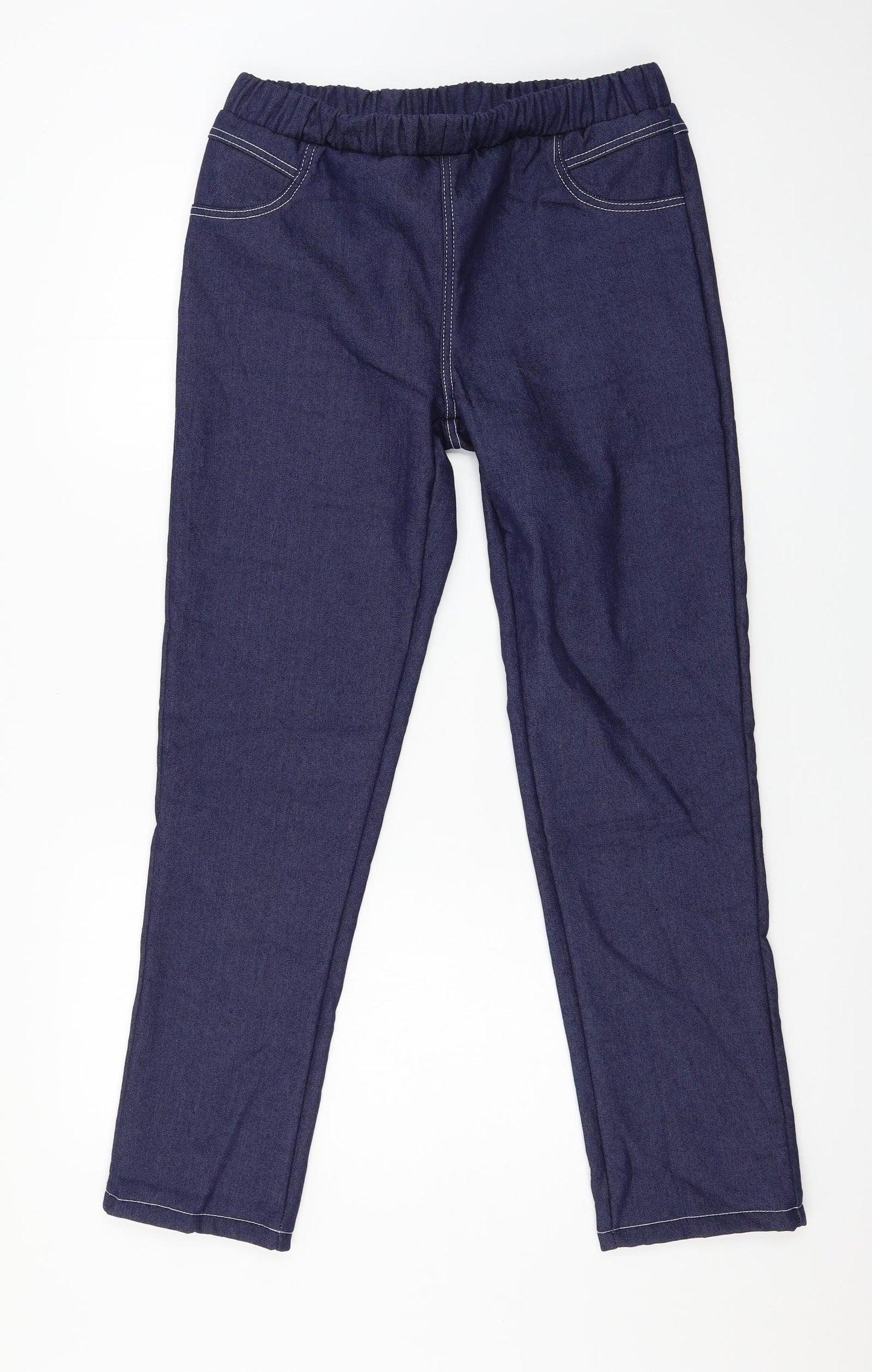 Preworn Womens Blue  Denim Jegging Jeans Size 34 in L29 in