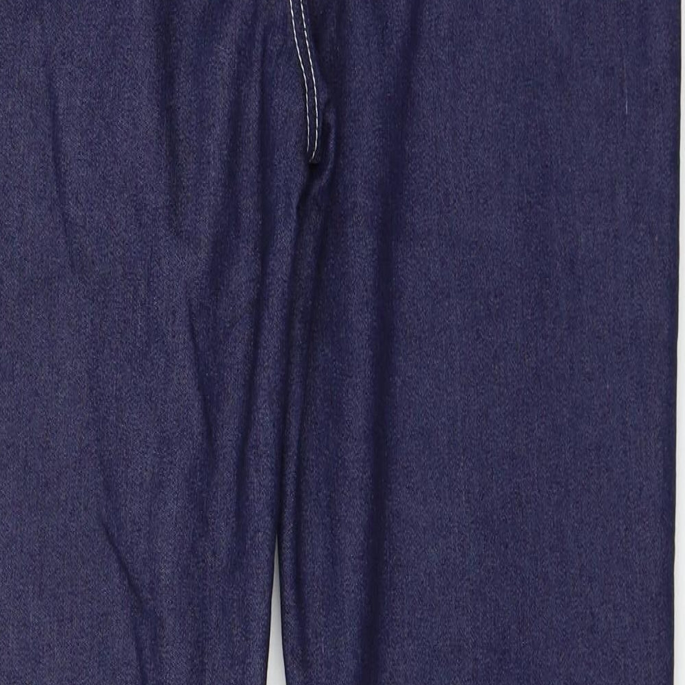 Preworn Womens Blue  Denim Jegging Jeans Size 34 in L29 in