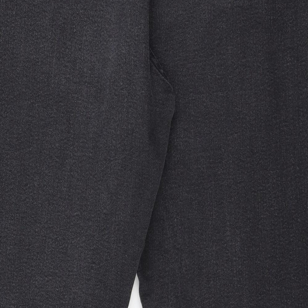 Denim & Co. Womens Grey  Denim Skinny Jeans Size 14 L26 in