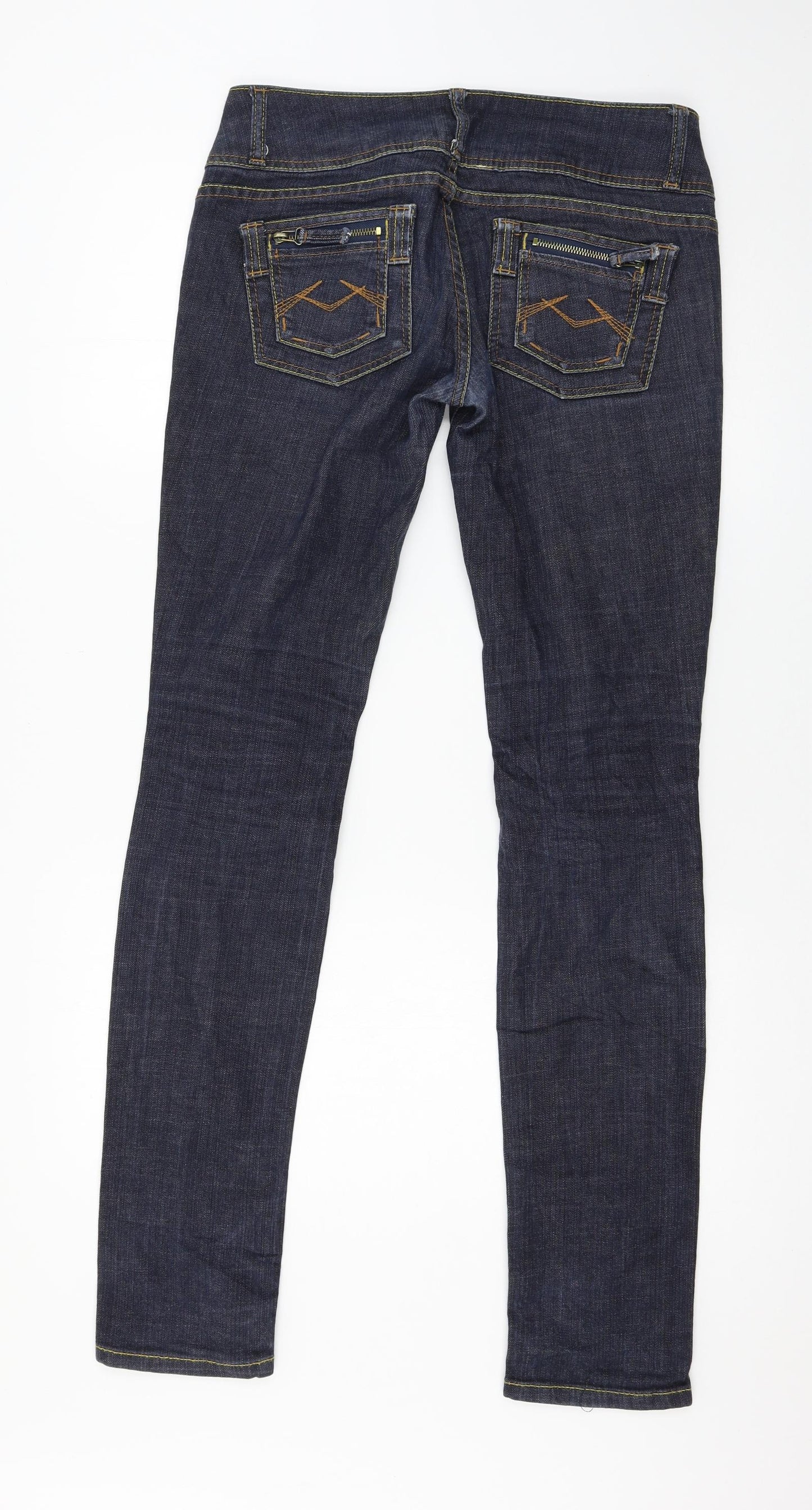 TALLY WEiJL Womens Blue  Denim Skinny Jeans Size 10 L32 in