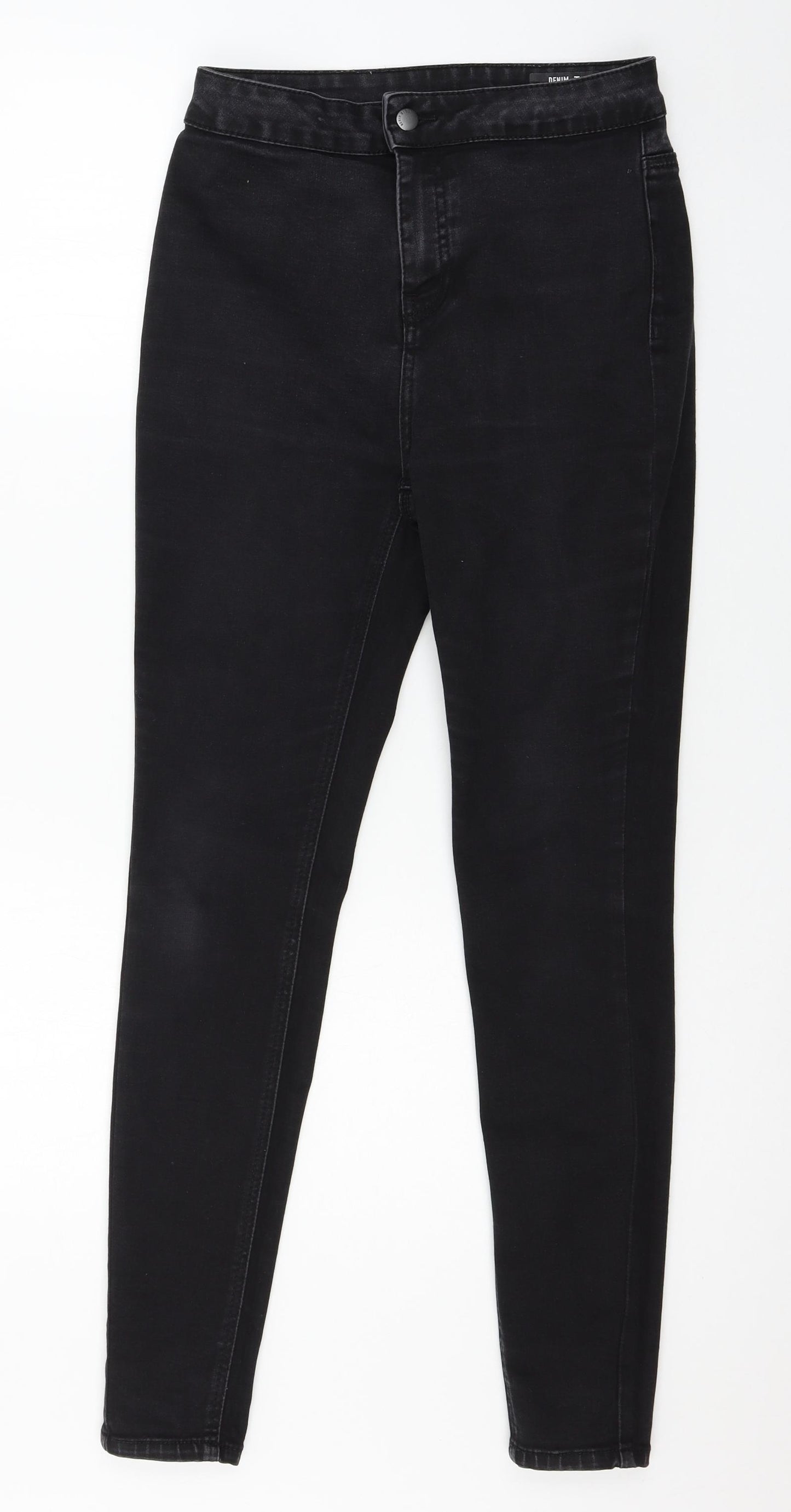 TU Womens Black  Denim Skinny Jeans Size 12 L29 in