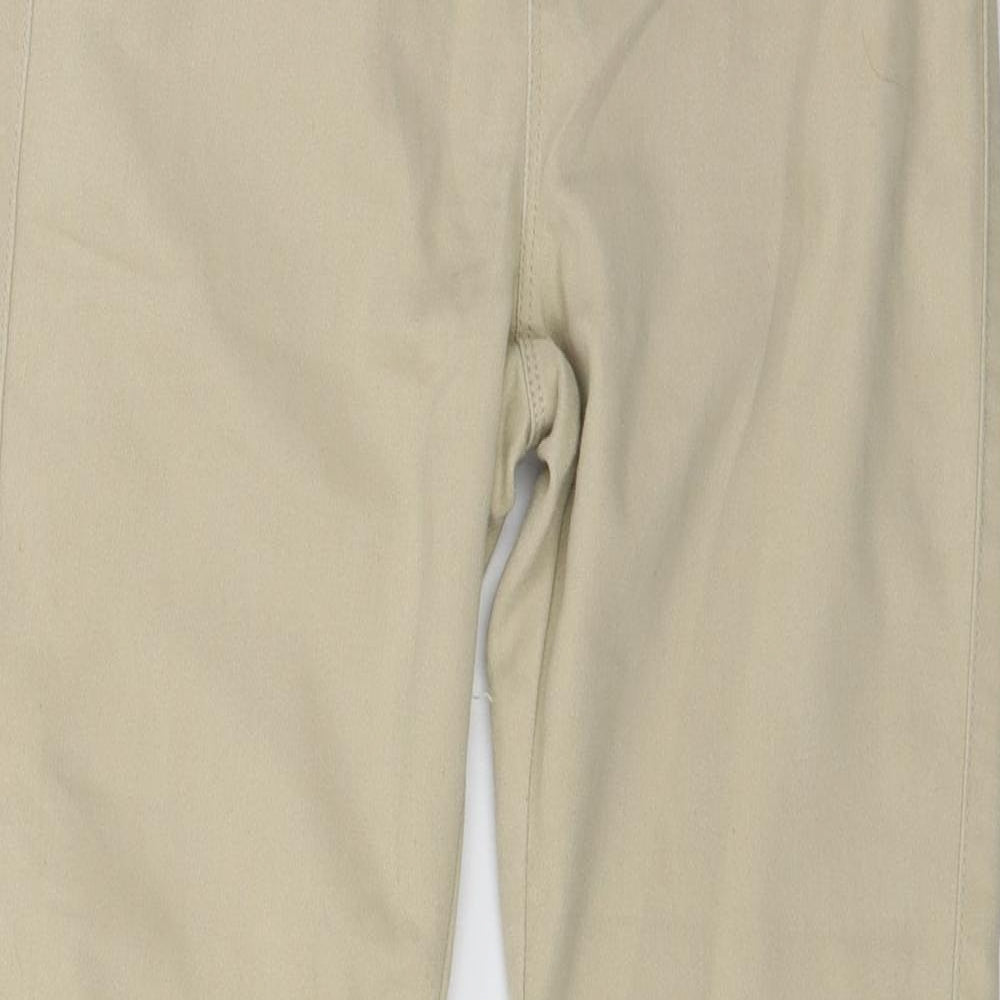 Denim & Co. Womens Beige  Denim Jegging Jeans Size 8 L28 in