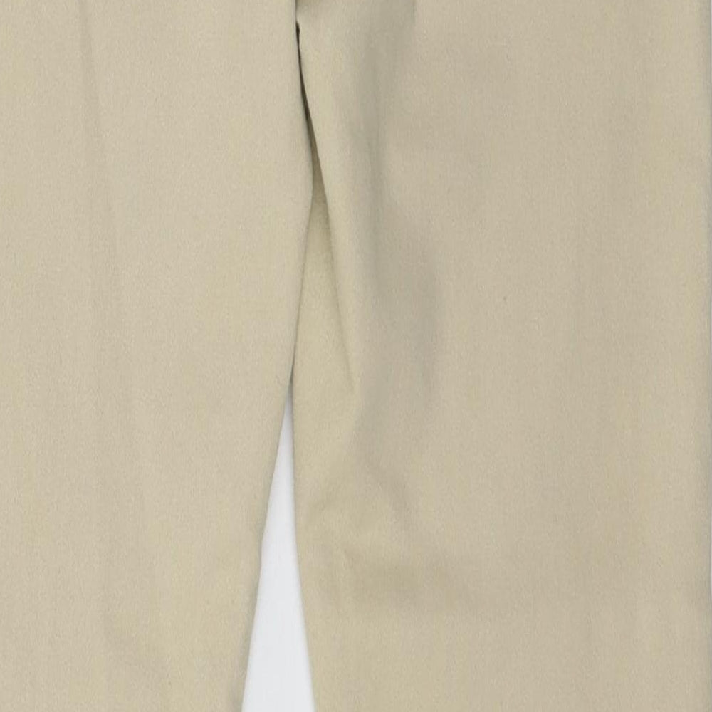 Denim & Co. Womens Beige  Denim Jegging Jeans Size 8 L28 in