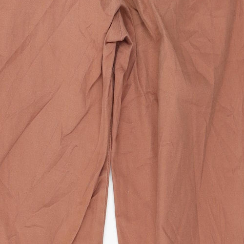 United Colors of Benetton Womens Orange   Chino Trousers Size 12 L27 in