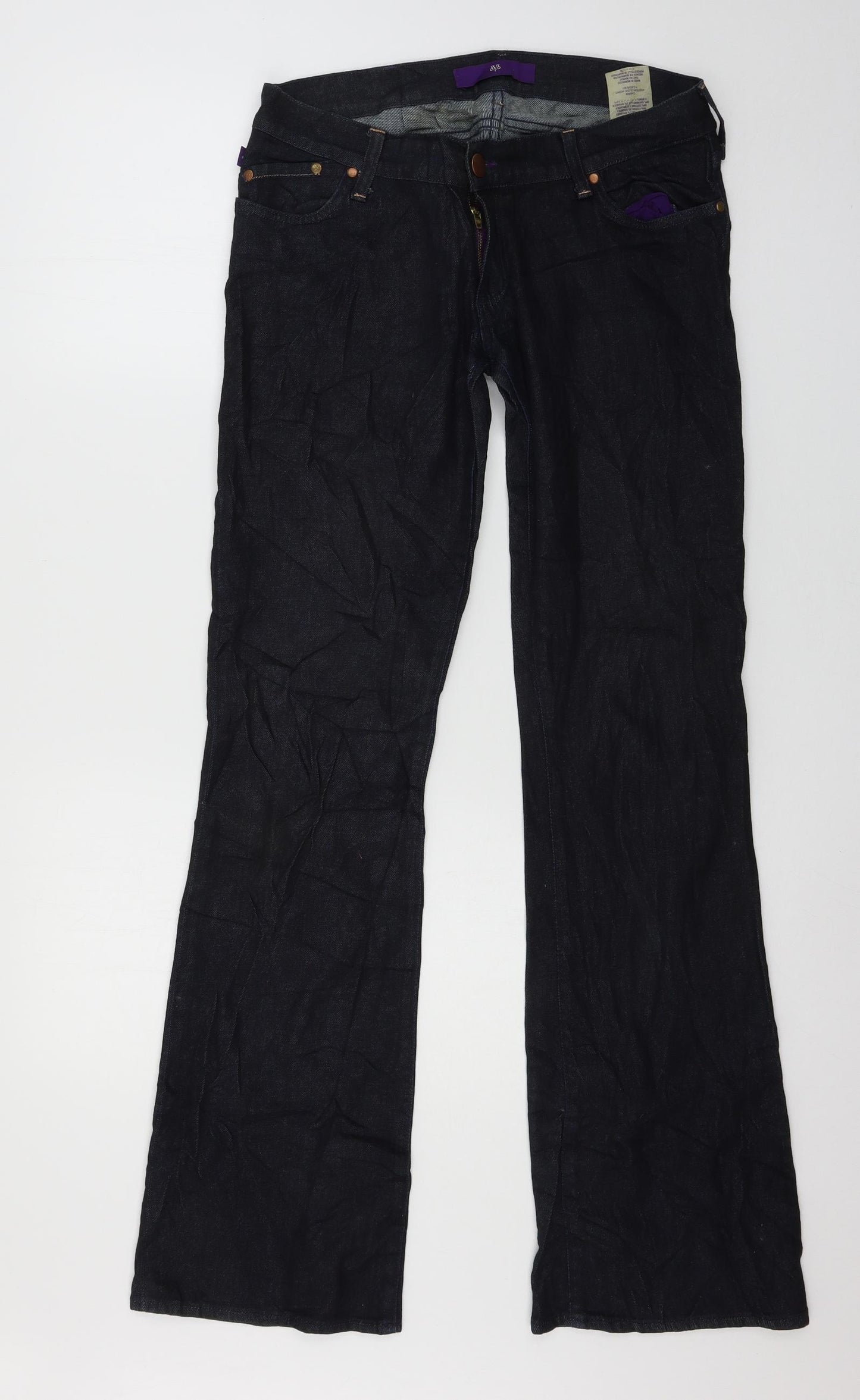 DVB Womens Blue  Denim Straight Jeans Size 30 in L35 in