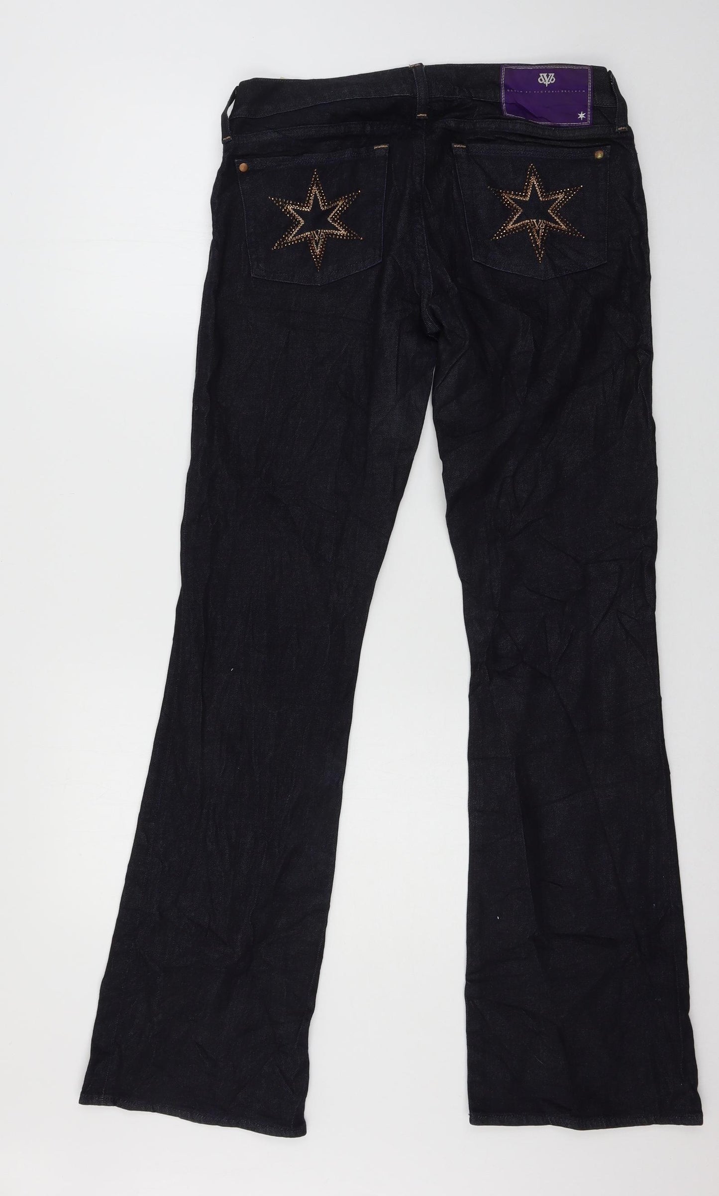 DVB Womens Blue  Denim Straight Jeans Size 30 in L35 in