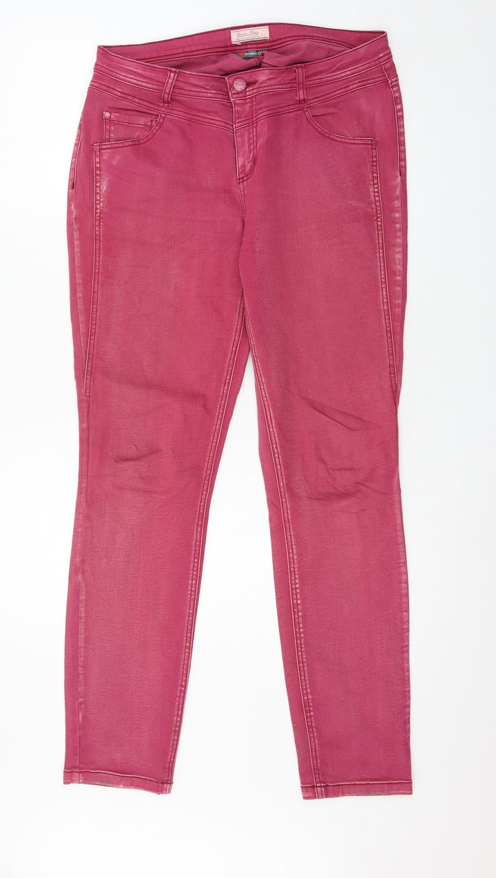 Street One Womens Pink  Denim Skinny Jeans Size 34 in L31 in