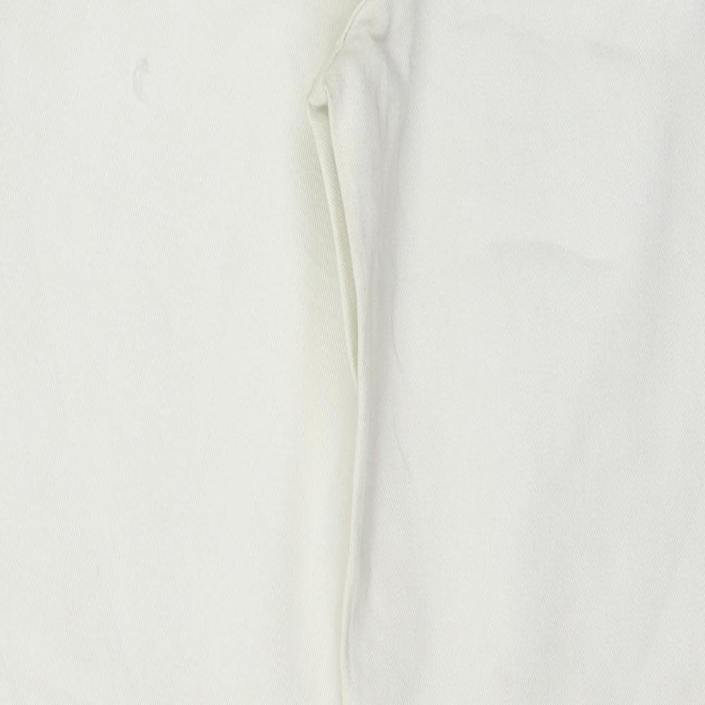 Junker Womens White  Denim Straight Jeans Size 10 L29 in
