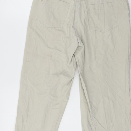 Preworn Womens Green   Cropped Trousers Size 32 in L23 in