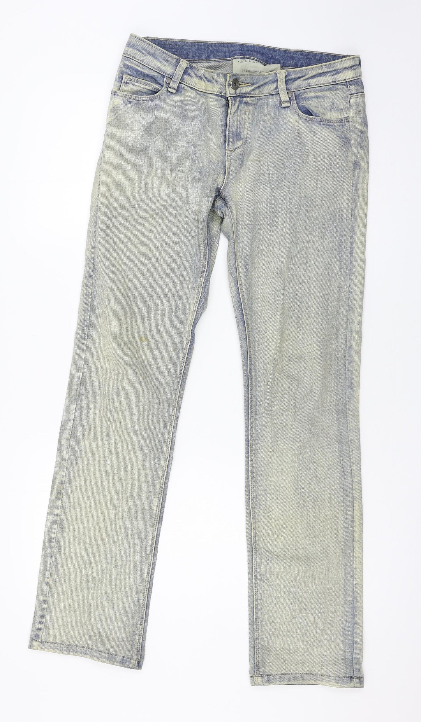 Yeans Please Womens Blue  Denim Straight Jeans Size 12 L31 in