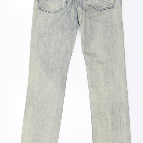 Yeans Please Womens Blue  Denim Straight Jeans Size 12 L31 in