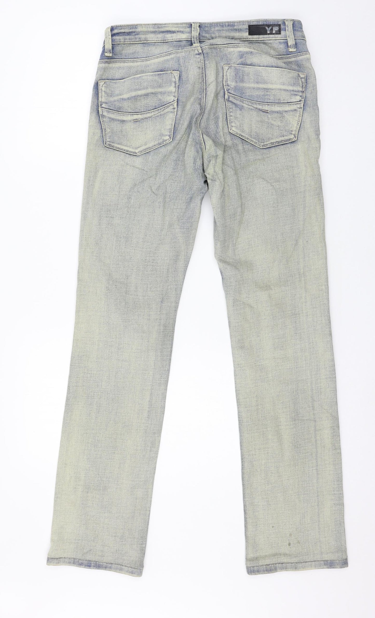 Yeans Please Womens Blue  Denim Straight Jeans Size 12 L31 in