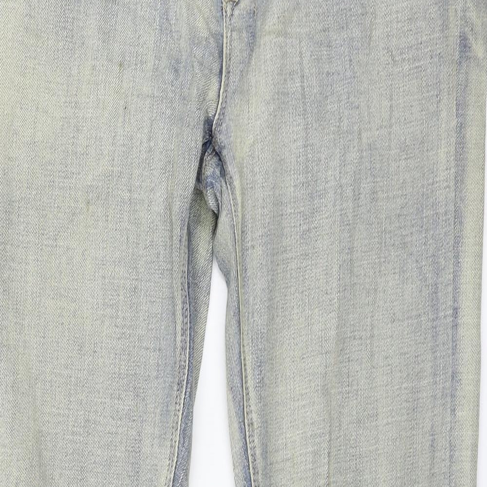 Yeans Please Womens Blue  Denim Straight Jeans Size 12 L31 in
