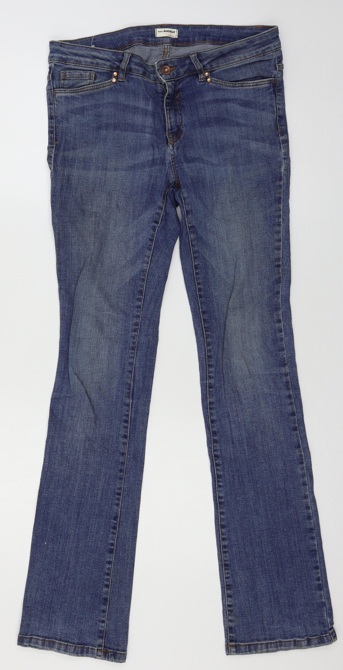 Camieu Womens Blue  Denim Bootcut Jeans Size 32 in L31 in