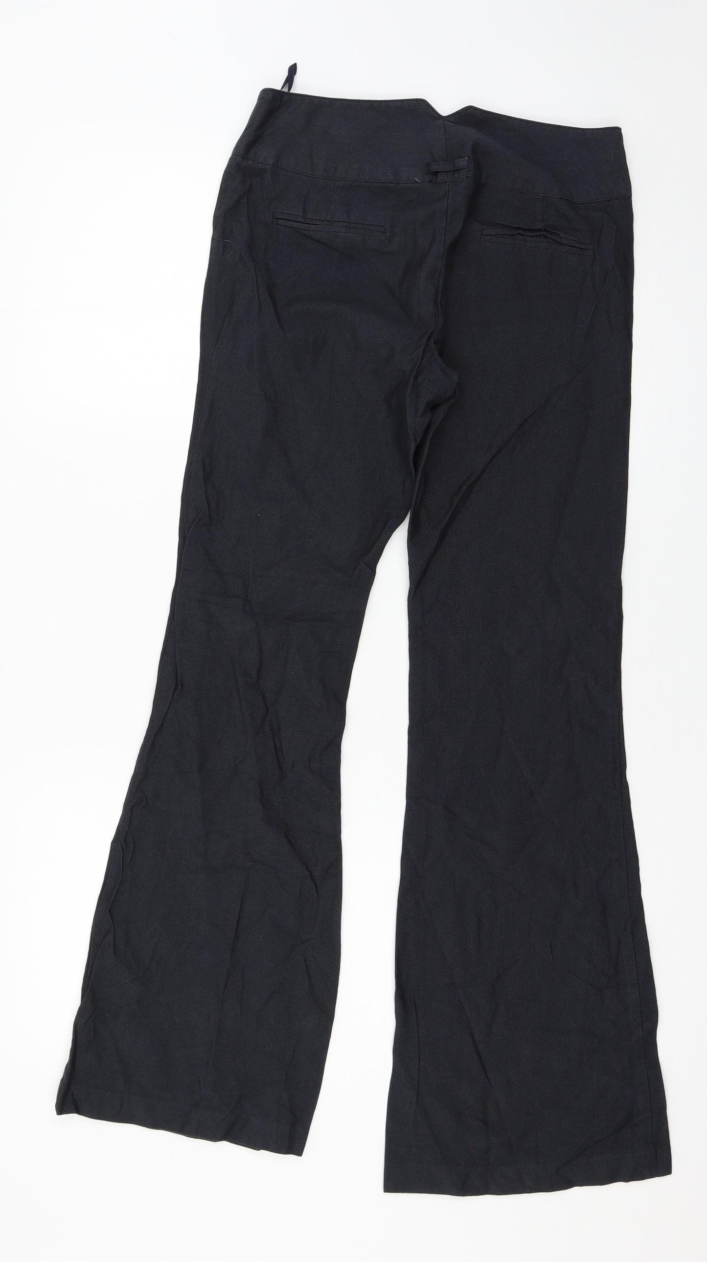 A Wear Womens Blue   Trousers  Size 8 L29 in