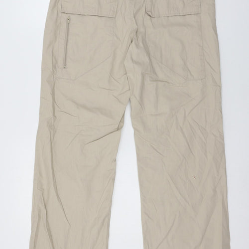Joie de Vivre Womens Beige   Trousers  Size 12 L29 in