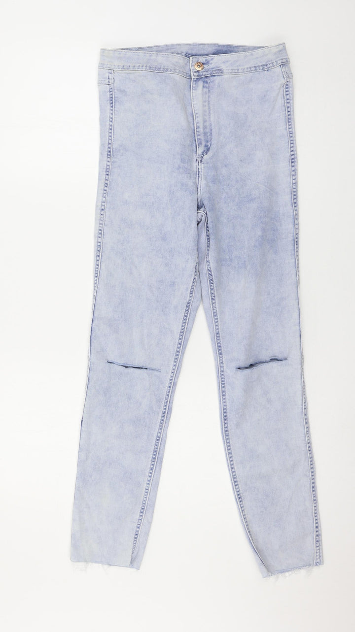H&M Womens Blue Denim Skinny Jeans Size 30 in L26 in