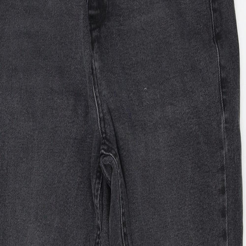 b.young Womens Grey  Denim Straight Jeans Size 26 in L26 in
