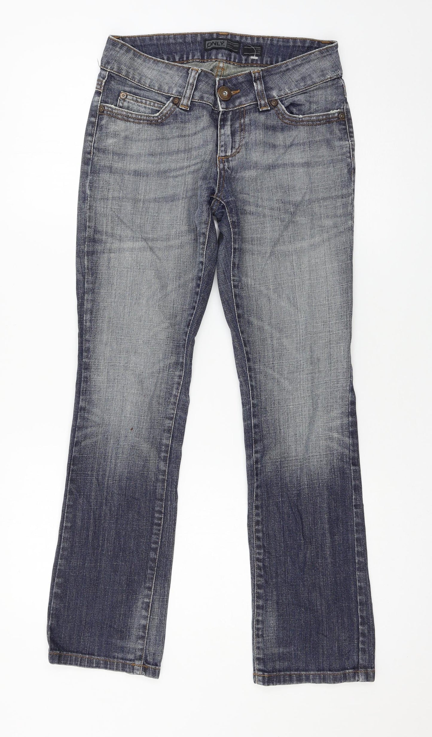 Only Womens Blue  Denim Straight Jeans Size 28 in L30 in