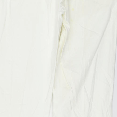 NEXT Womens White  Denim Straight Jeans Size 10 L28 in