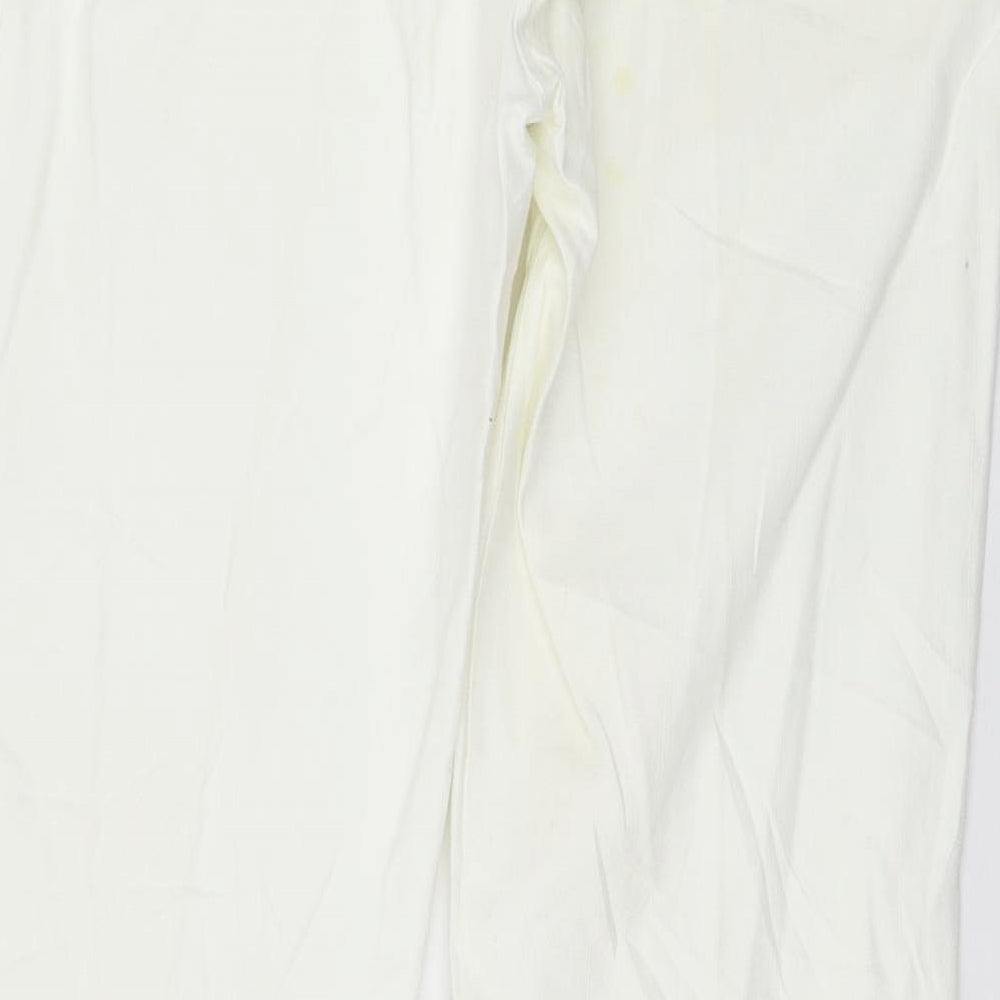 NEXT Womens White  Denim Straight Jeans Size 10 L28 in