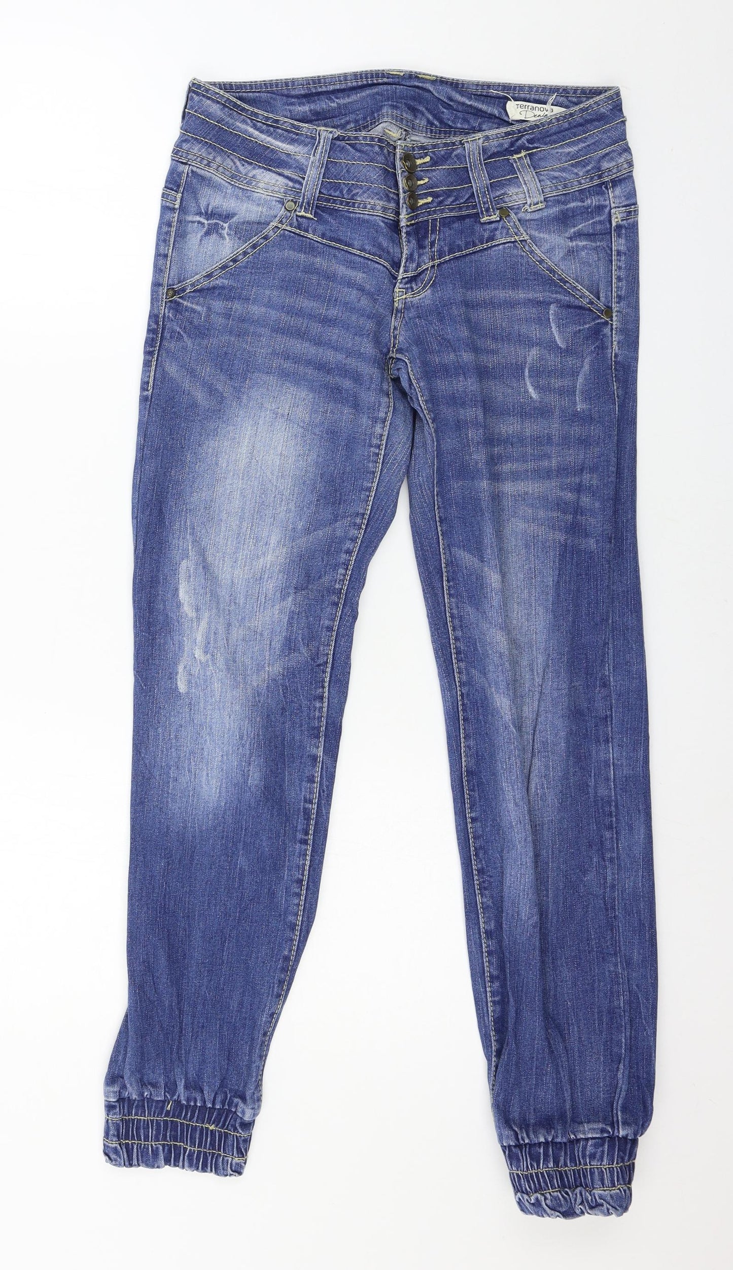 Terranova Womens Blue  Denim Jegging Jeans Size M L28 in