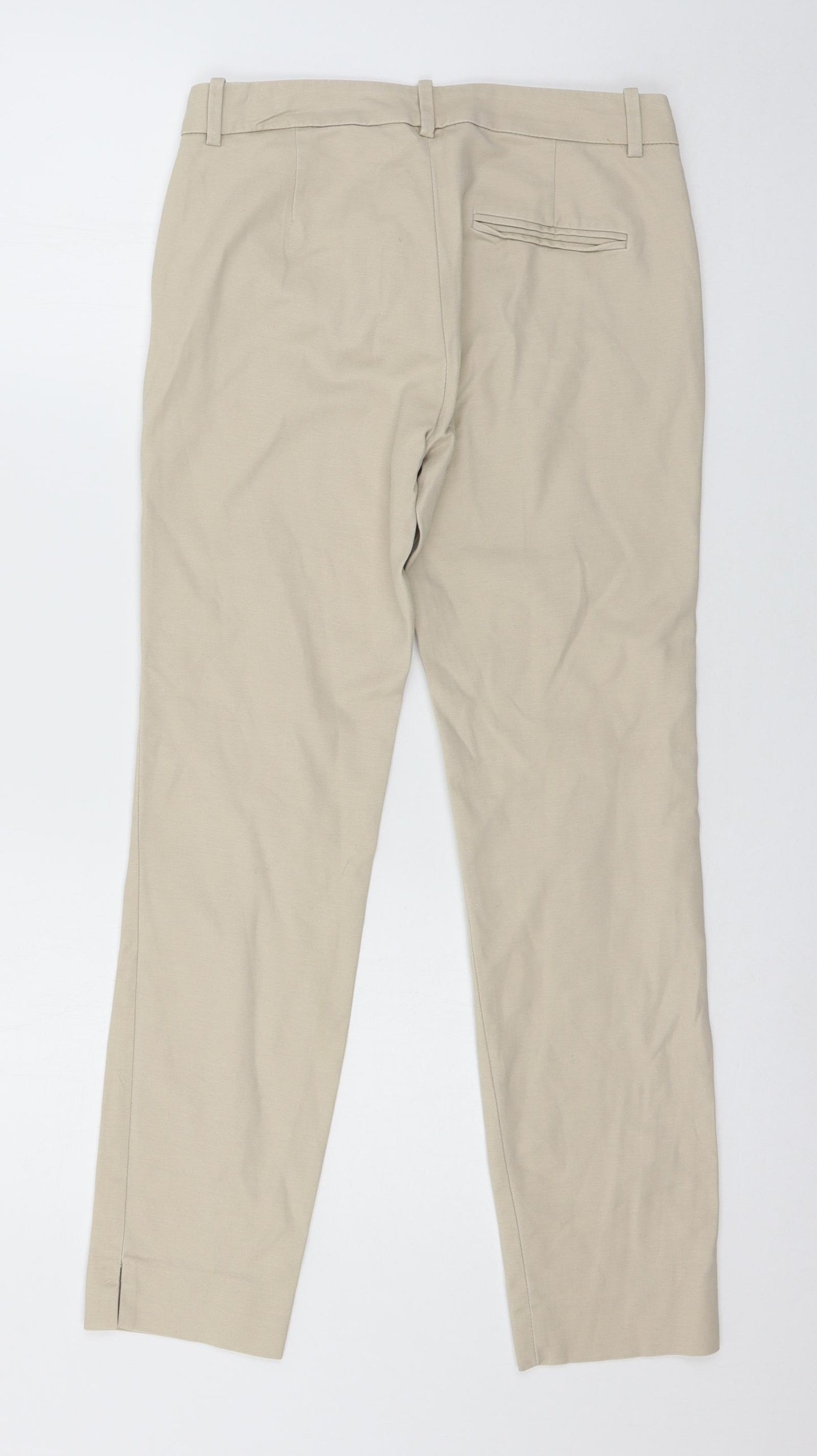 Zara Womens Beige   Trousers  Size 6 L26 in