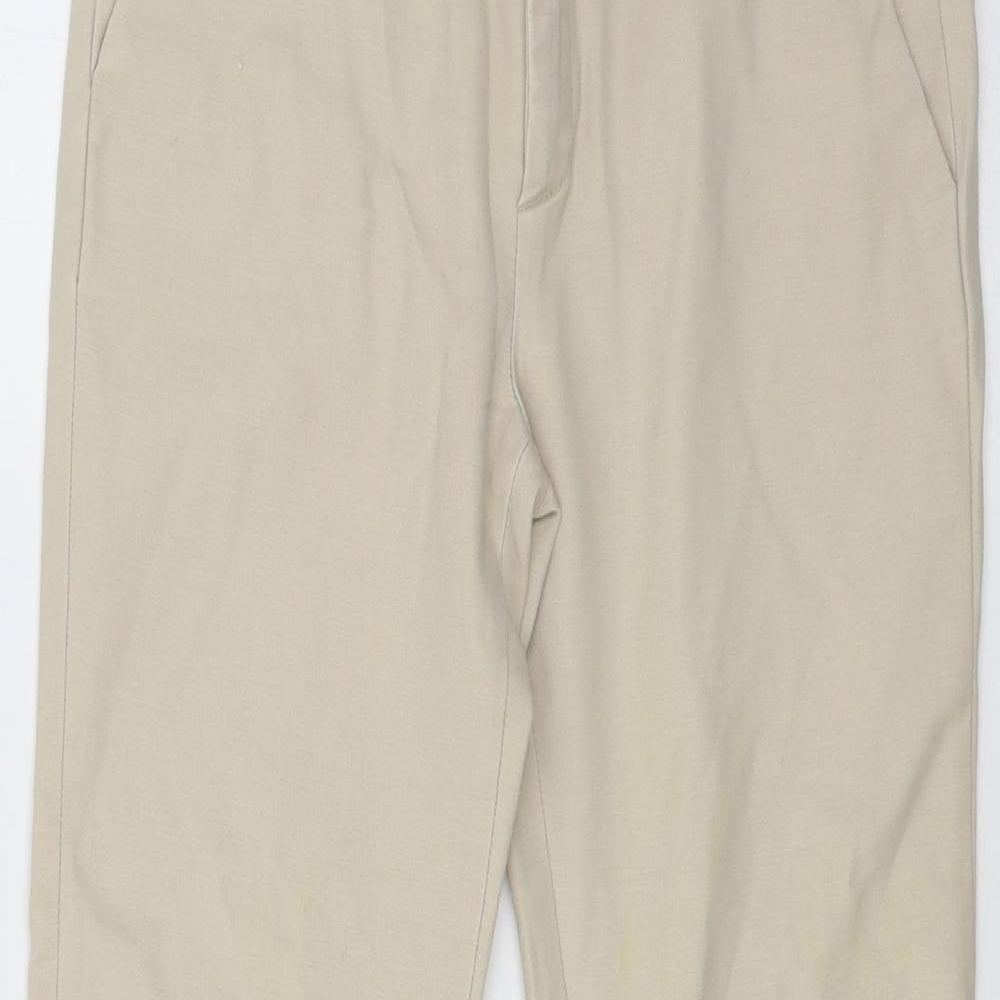 Zara Womens Beige   Trousers  Size 6 L26 in