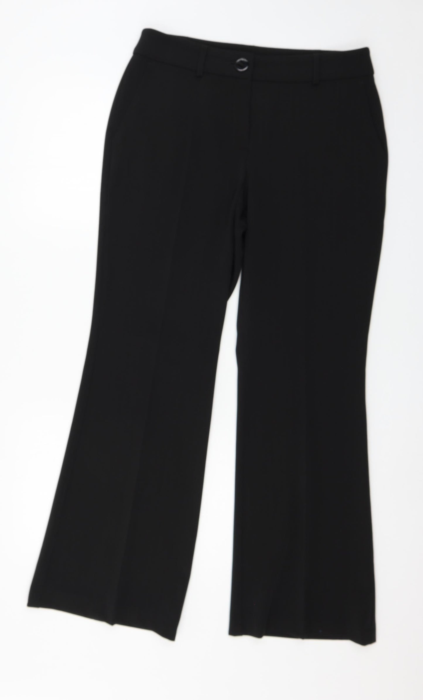Marks and Spencer Womens Black   Trousers  Size 14 L30 in