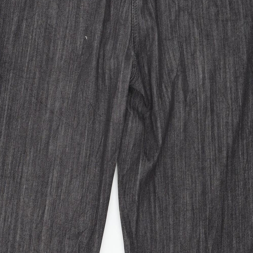 Fabiani Womens Grey  Denim Straight Jeans Size 18 L29 in