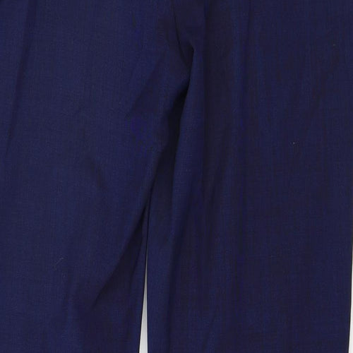 Prworn Womens Blue   Trousers  Size 10 L29 in