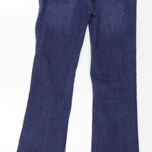 NEXT Womens Blue  Denim Bootcut Jeans Size 10 L32 in
